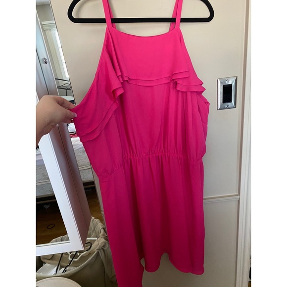 Maurice’s Bright  Pink Summer Occasion Dress - Picture 2 of 5